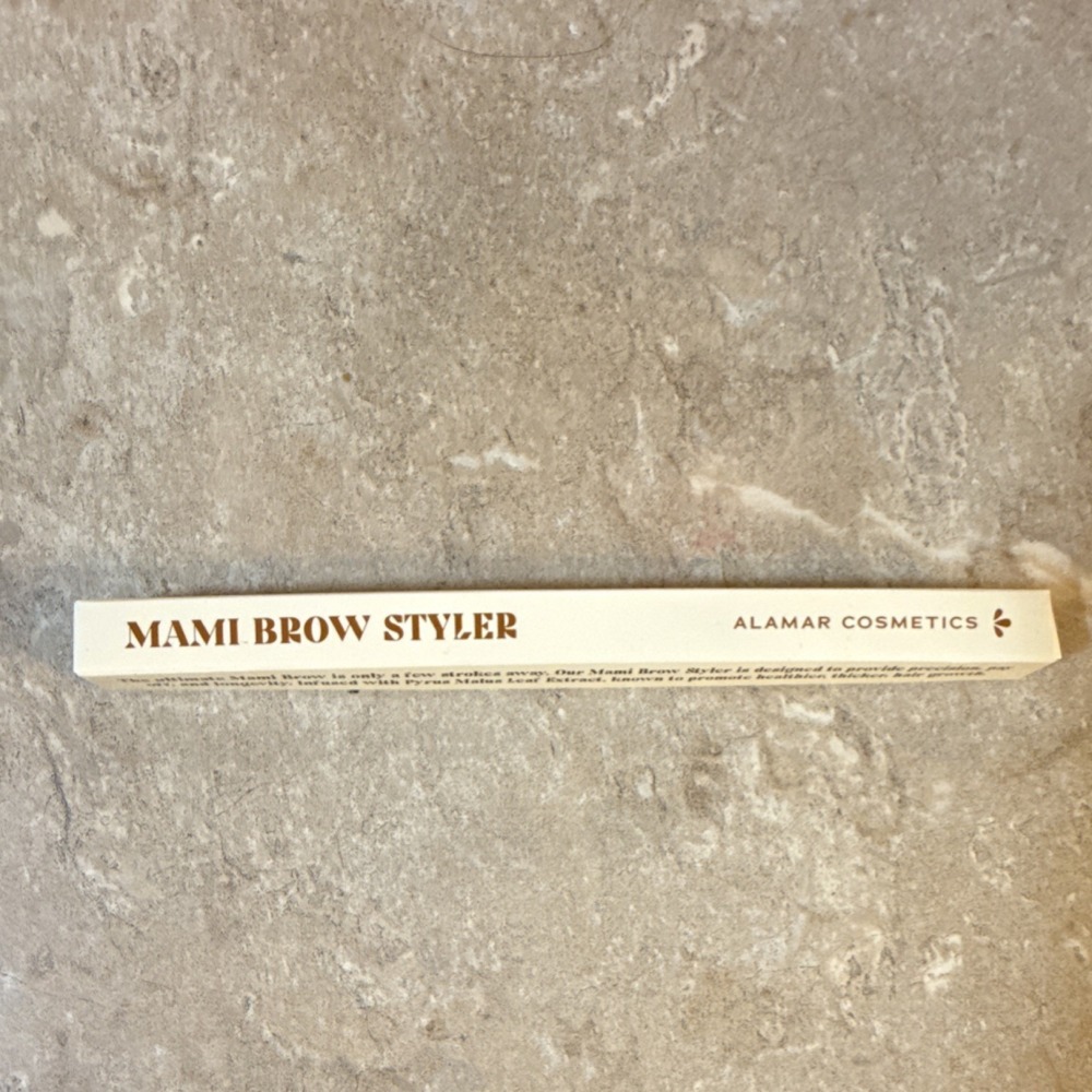 Alamar Cosmetics Mami Brow Styler Mocha Dark Brown Eyebrow Definer Pencil